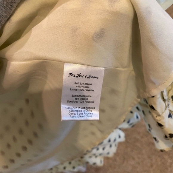 For Love and Lemons Sweetheart Wrap Cream Dress M - Picture 4 of 6